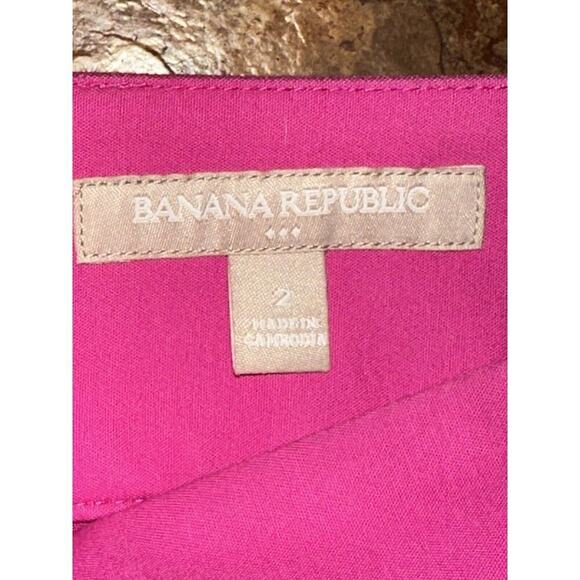 Banana Republic Factory Seamed Pencil Skirt Size 2 Pink - Picture 4 of 9